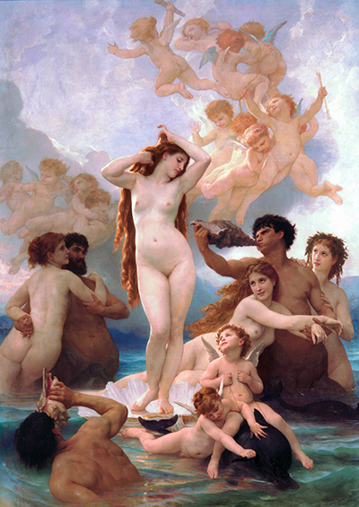 The Birth of Venus William-Adolphe Bouguereau